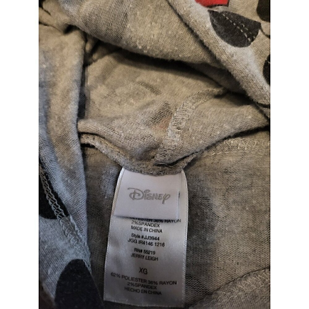 Disney All-Over Print Mickey Mouse Pullover Sweatshirt Hoodie Women's Size XL - Picture 5 of 6